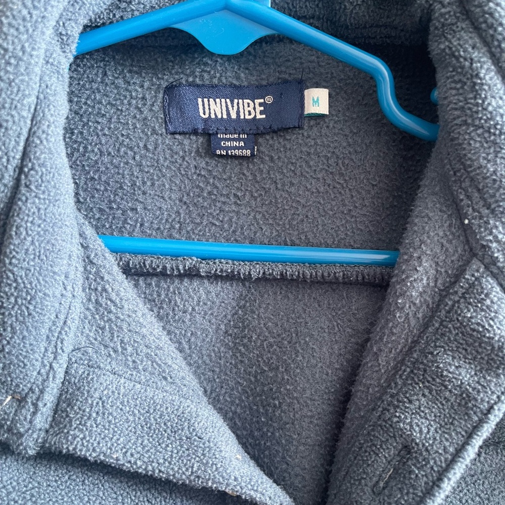 Univibe Charcoal Fleece Jacket
